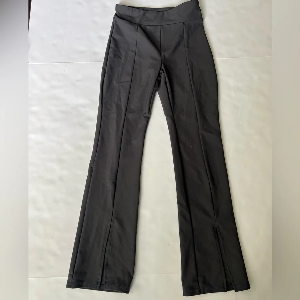 OLD NAVY High-Waisted PowerSoft Flared Split-Hem Performance Leggings Girls 10